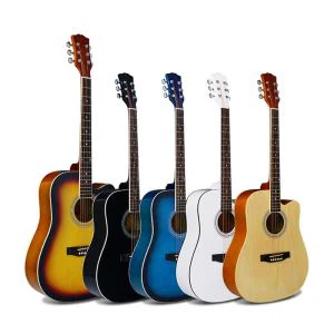Chitarra acustica colorata