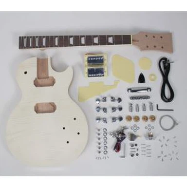 Kit chitarra elettrica in acero fiammato