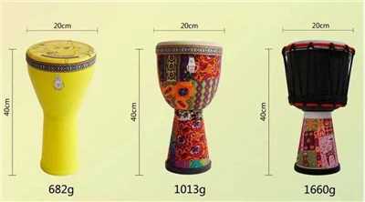 Timpani africani professionali senza accordatura da 8 pollici